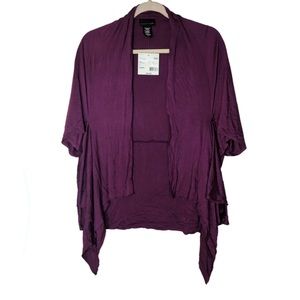Sears Apostrophe Purple Misses Cardigan